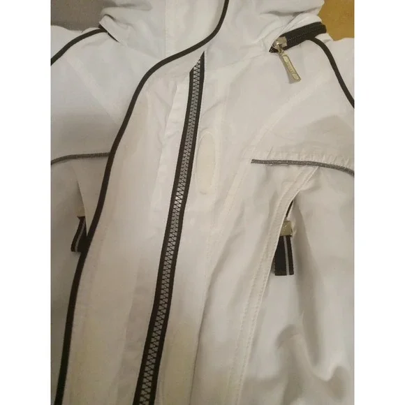 Marker Women White Colorblock Insulated Thermolite Ski Jacket‎ Size 6